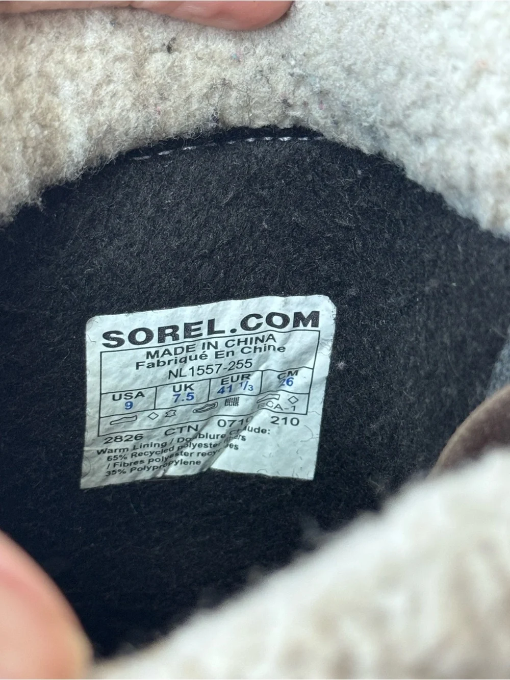 SOREL Graphic Brown Green Waterproof Rubber Winter Boot Polka Dot Women’s Size 9